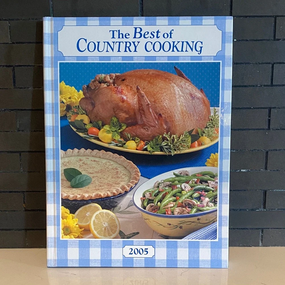 The Best of 2005 Cookbook - Blue Plaid Cover